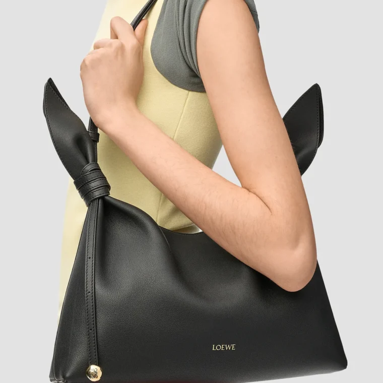 LOEWE Scarf Medium Leather Shoulder Bag for Sale — alternate view