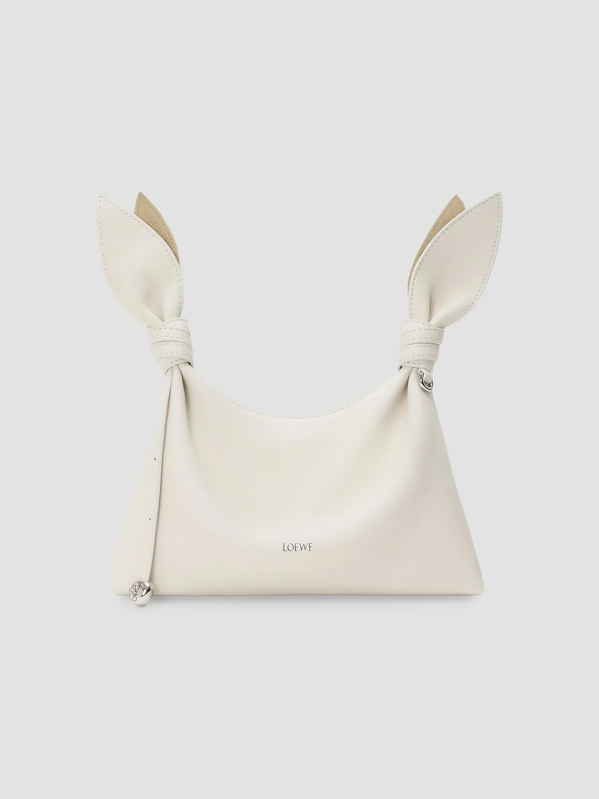 LOEWE Scarf Mini Leather Crossbody Bag for Sale - Soft White