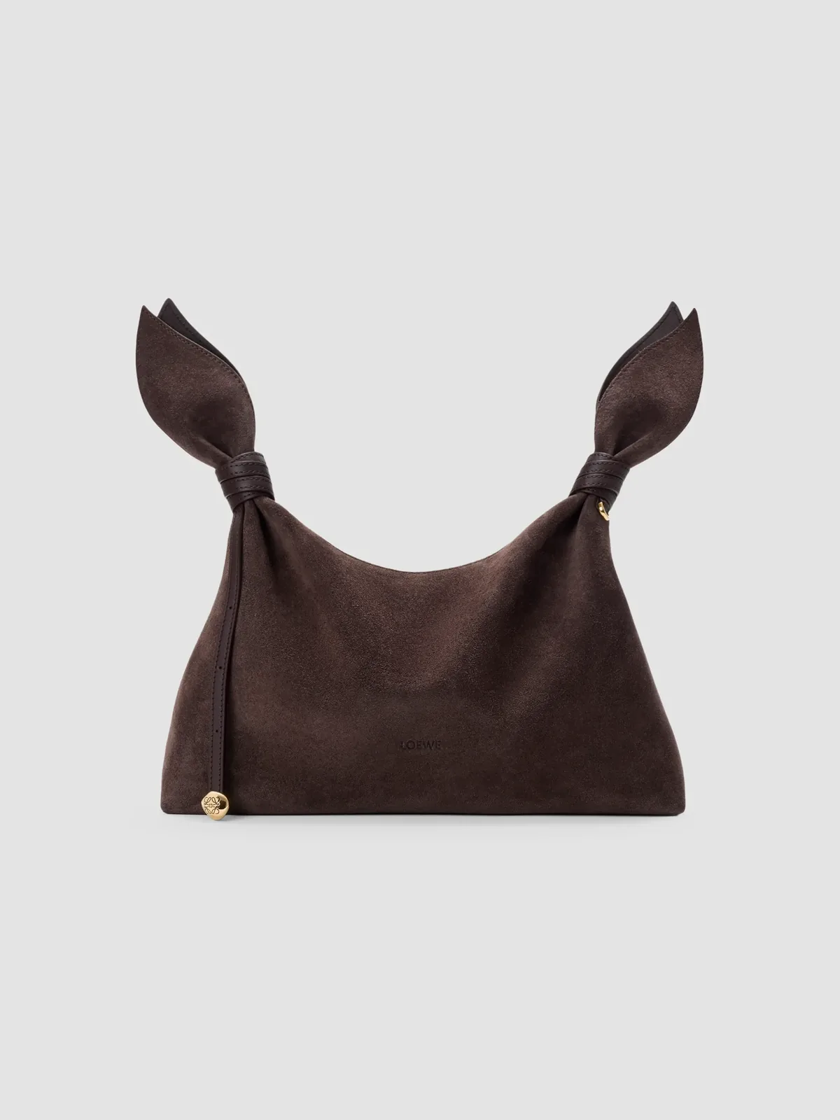 LOEWE Scarf Mini Shoulder Bag in Dark Chestnut for Sale - Dark Chestnut