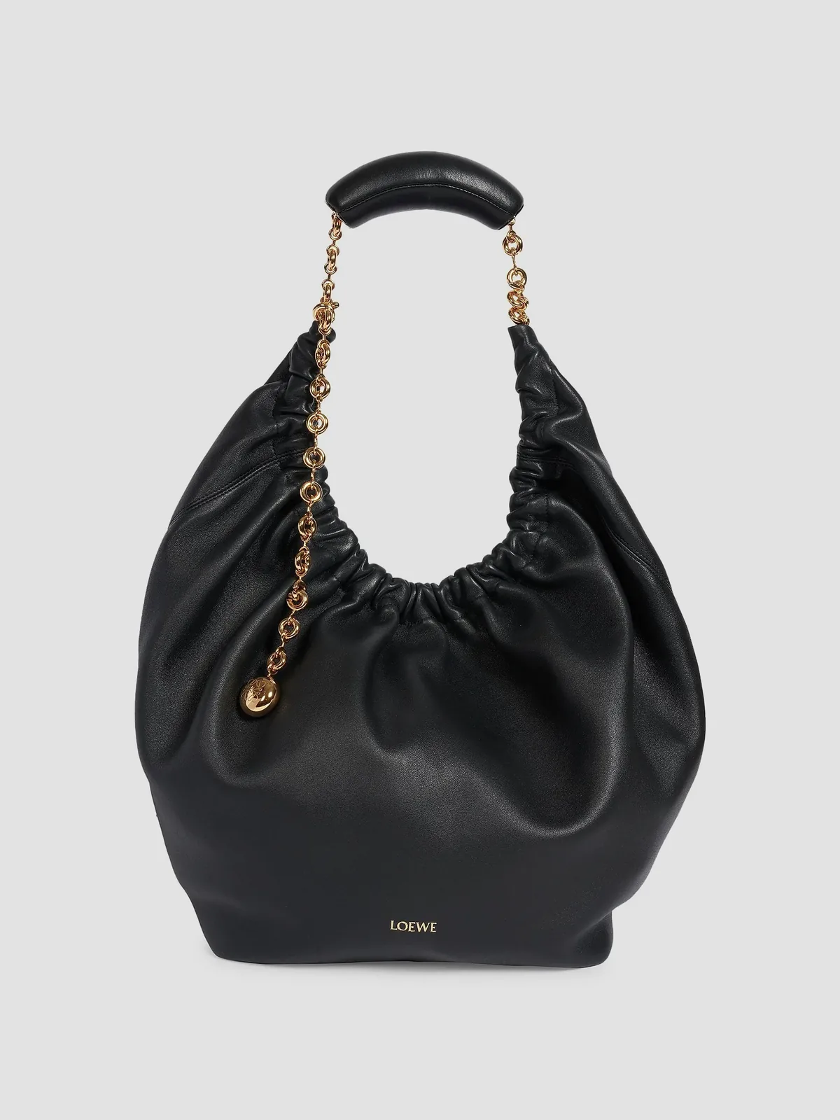 LOEWE Squeeze Small Leather Bag for Sale - Black