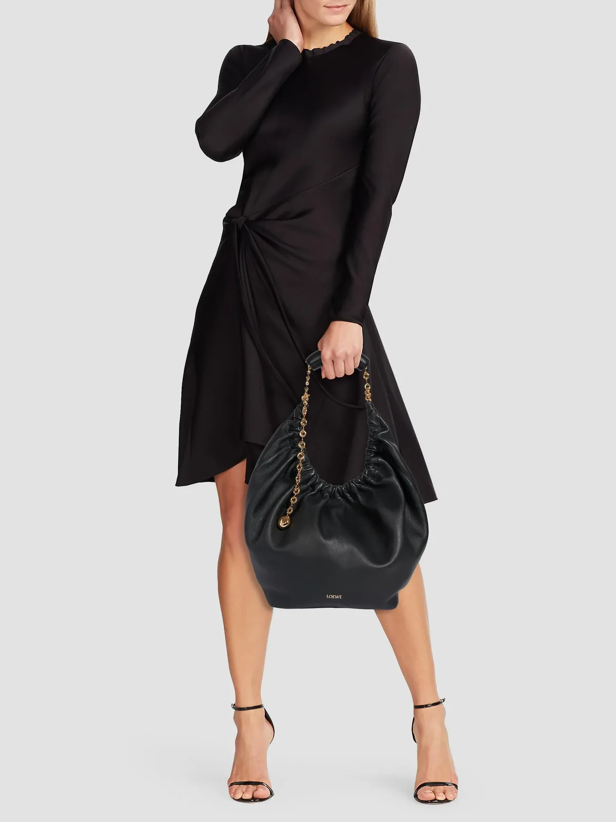 LOEWE Squeeze Small Leather Bag for Sale