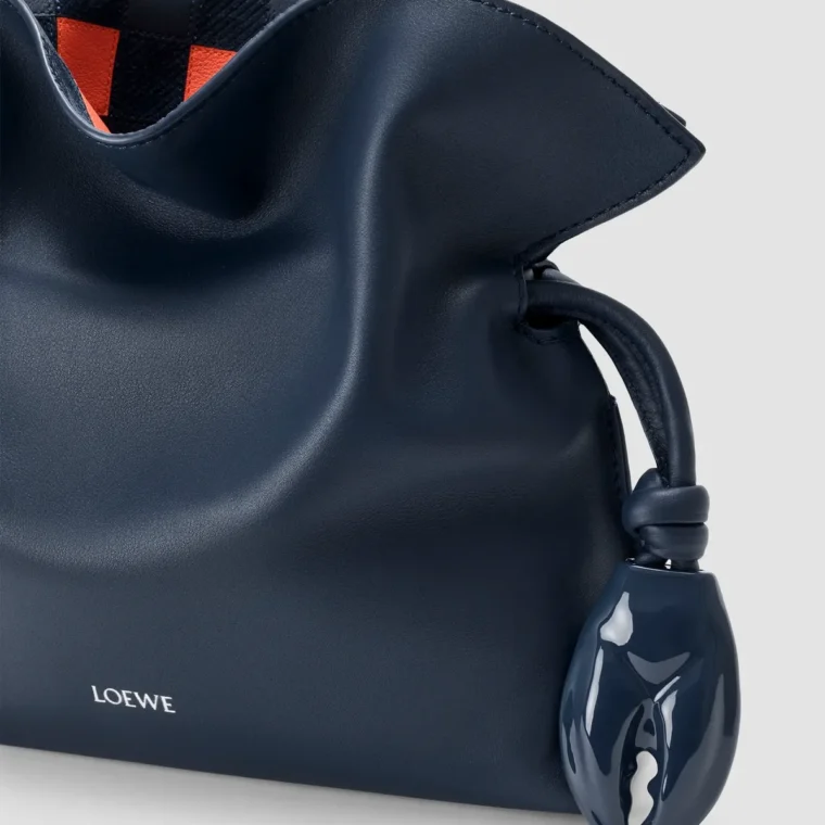 LOEWE x Cosima Von Bonin Flamenco Mini Check-Intarsia & Leather Clutch for Sale — alternate view