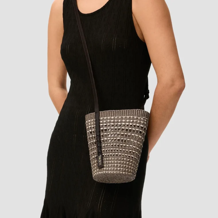LOEWE x Paula's Ibiza Braided Raffia Bucket Bag for Sale — alternate view