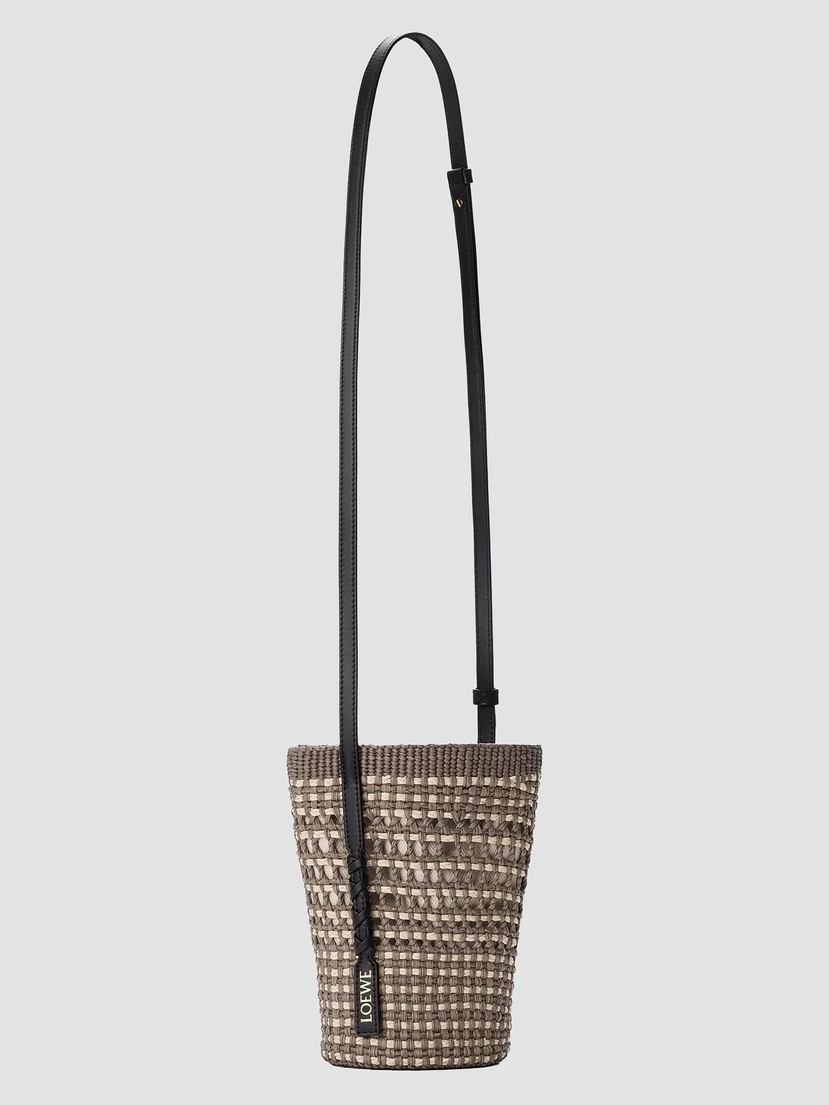 LOEWE x Paula's Ibiza Braided Raffia Bucket Bag for Sale