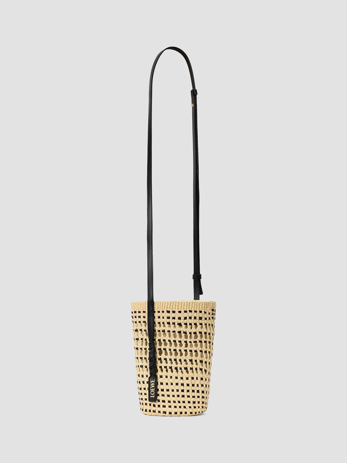 LOEWE x Paula's Ibiza Braided Raffia Bucket Bag for Sale