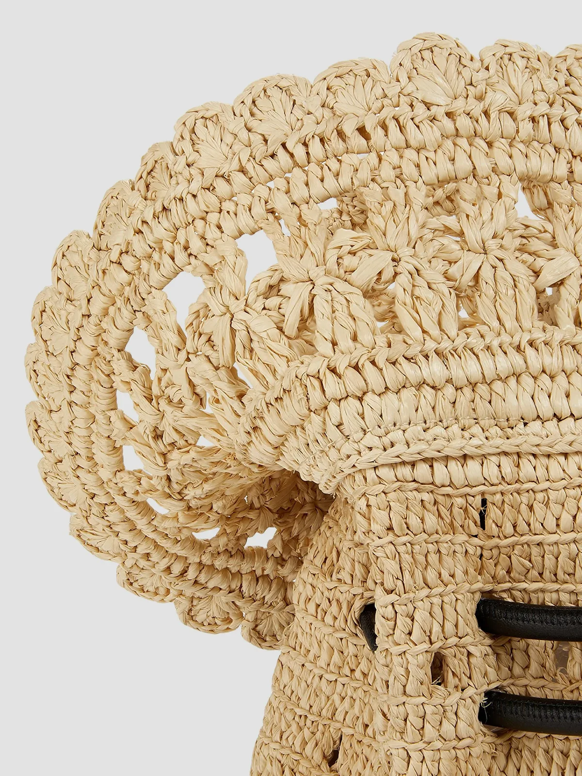 LOEWE x Paula's Ibiza Flamenco Raffia Clutch for Sale