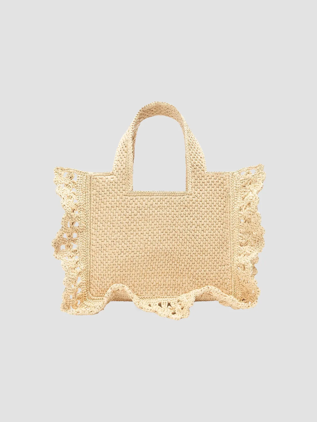 LOEWE x Paula's Ibiza Font Raffia Tote Bag for Sale