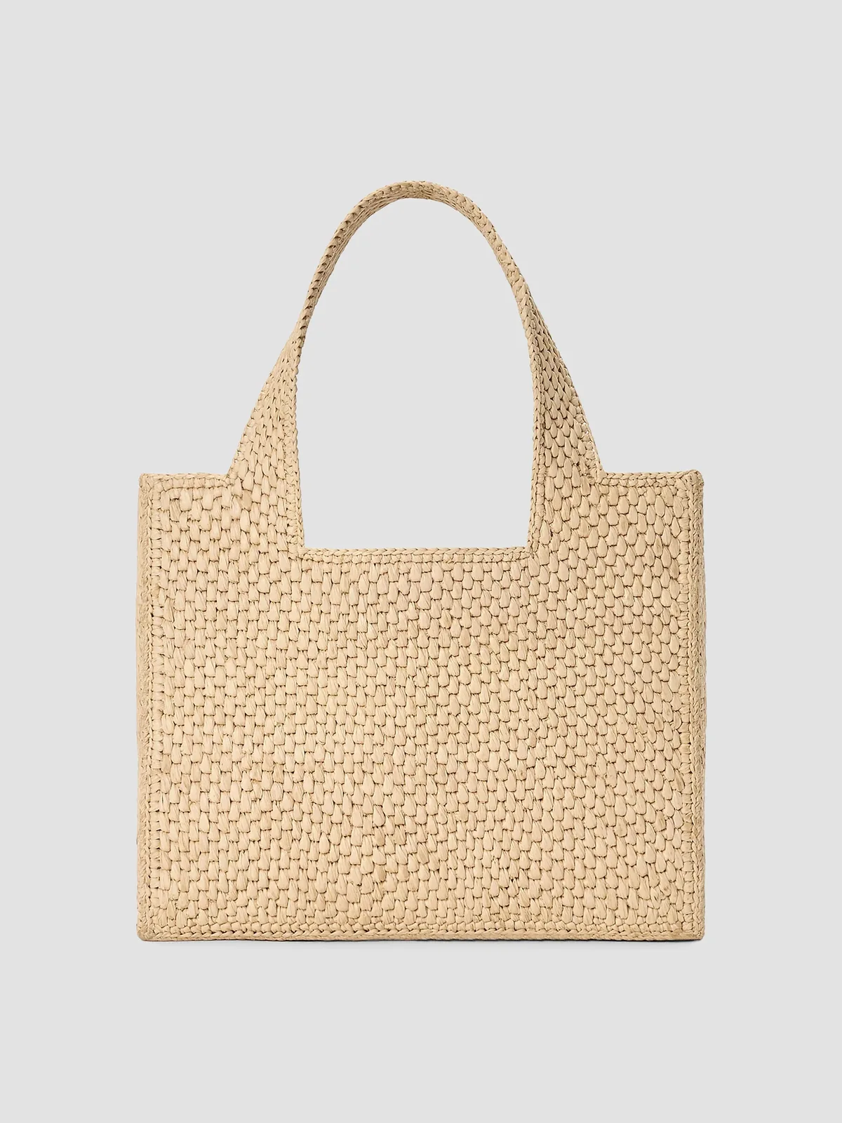 LOEWE x Paula's Ibiza Font Small Logo Raffia Tote Bag for Sale