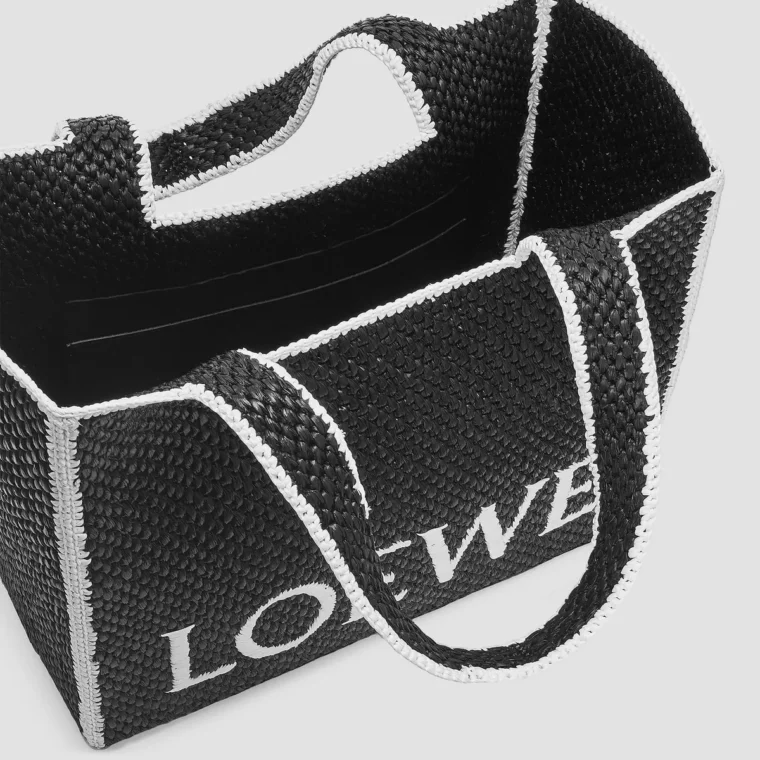 LOEWE x Paula's Ibiza Large Logo Raffia Tote Bag for Sale — alternate view