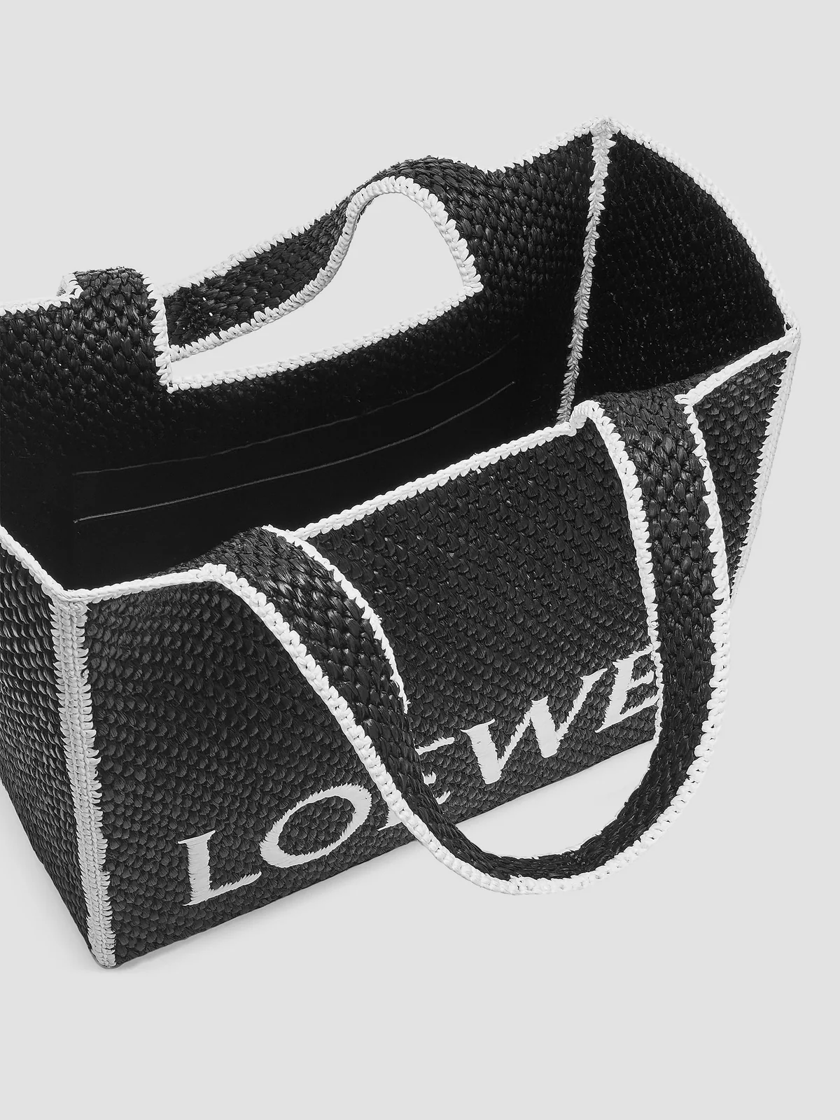 LOEWE x Paula's Ibiza Large Logo Raffia Tote Bag for Sale