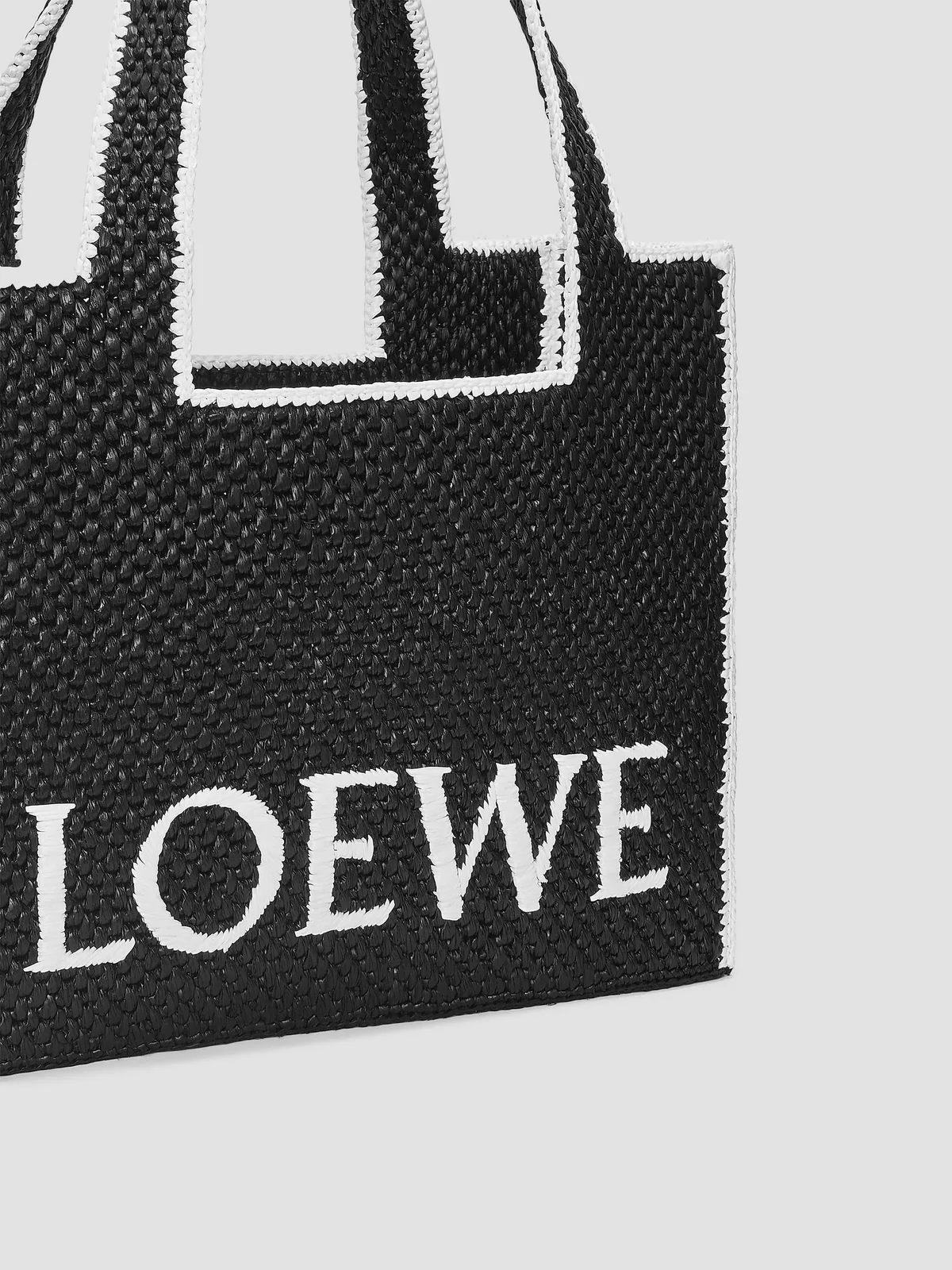 LOEWE x Paula's Ibiza Large Logo Raffia Tote Bag for Sale