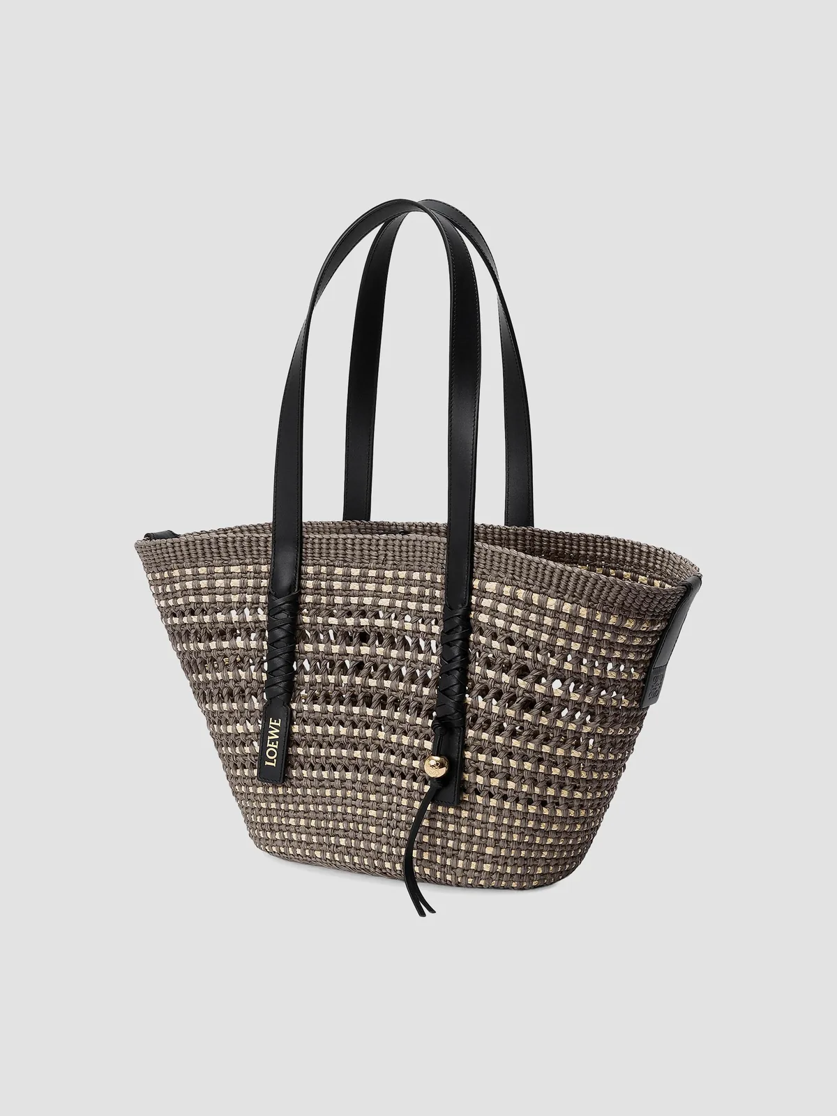 LOEWE x Paula's Ibiza Medium Braided Raffia Basket Bag for Sale