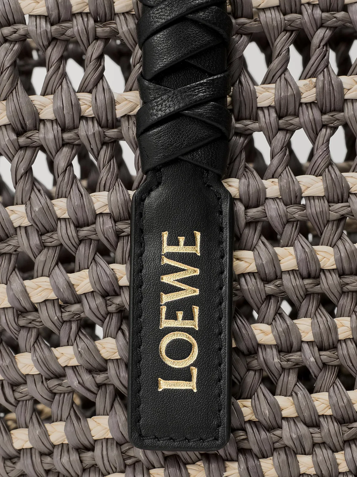 LOEWE x Paula's Ibiza Medium Braided Raffia Basket Bag for Sale
