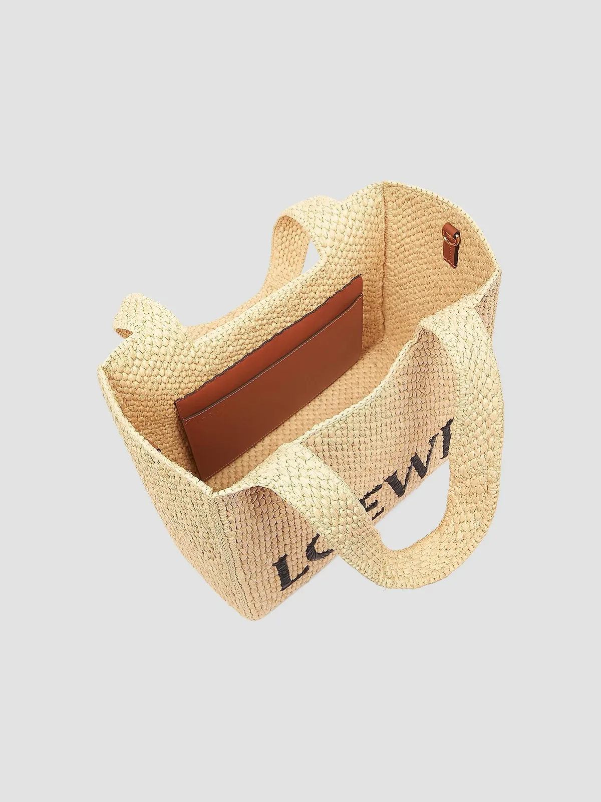 LOEWE x Paula's Ibiza Medium Raffia Logo Tote Bag for Sale