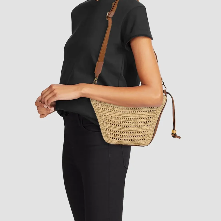 LOEWE x Paula's Ibiza Mini Raffia Hammock Hobo Bag for Sale — alternate view