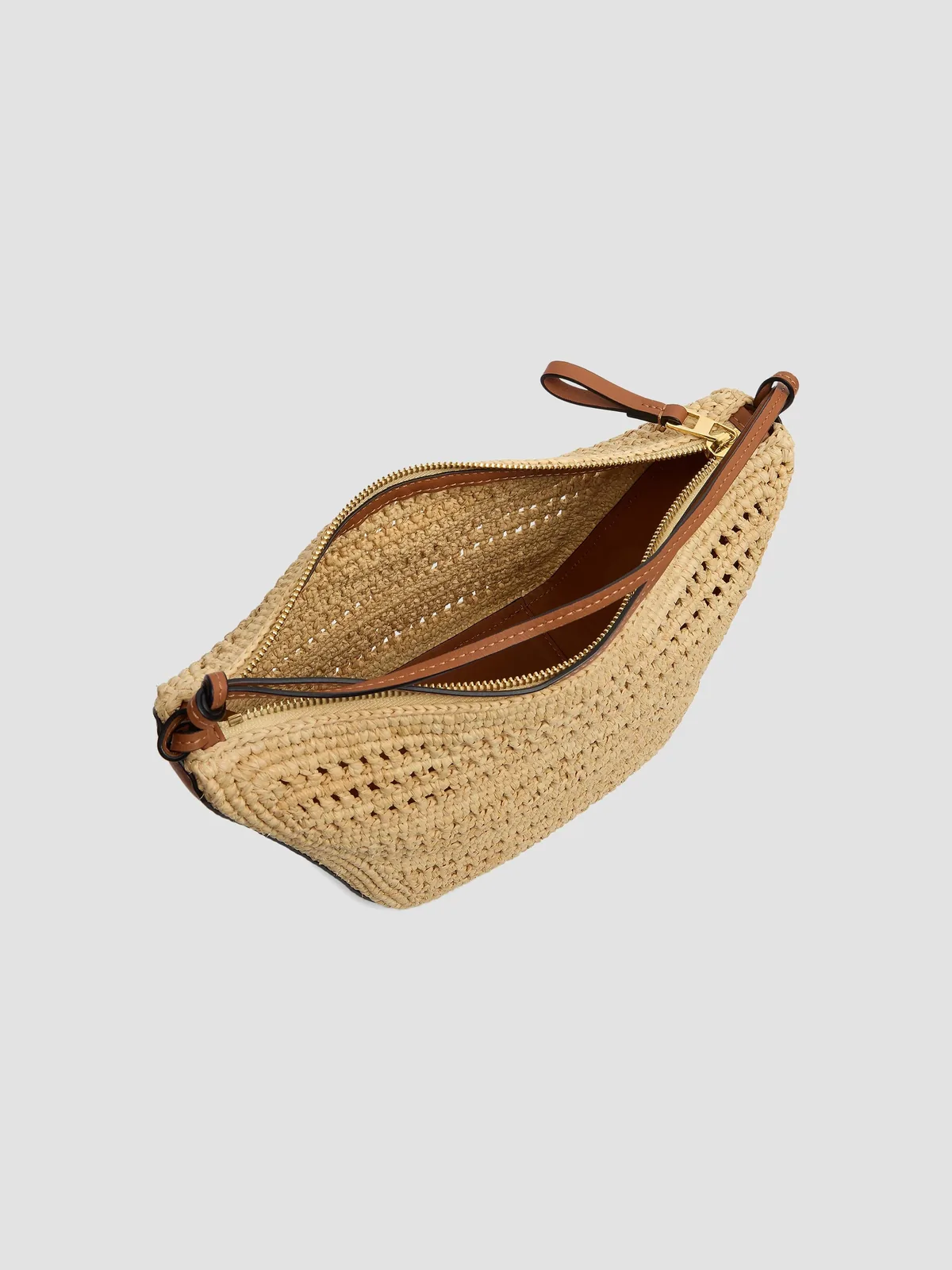 LOEWE x Paula's Ibiza Mini Raffia Hammock Hobo Bag for Sale