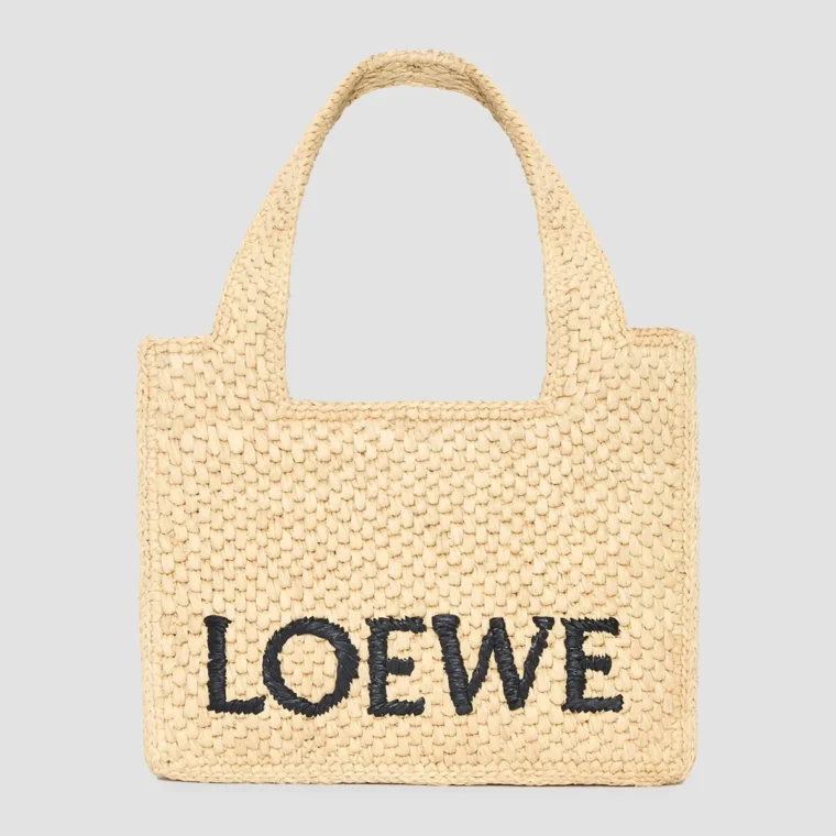 LOEWE x Paula's Ibiza Mini Raffia Tote Bag for Sale