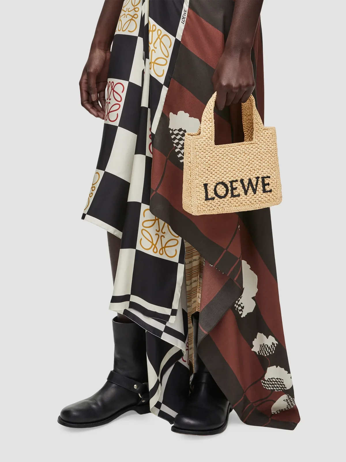 LOEWE x Paula's Ibiza Mini Raffia Tote Bag for Sale