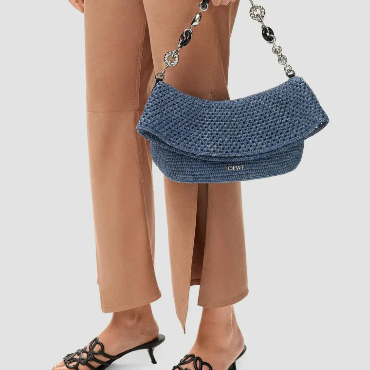 LOEWE x Paula's Ibiza Ola Medium Crochet Shoulder Bag for Sale — alternate view