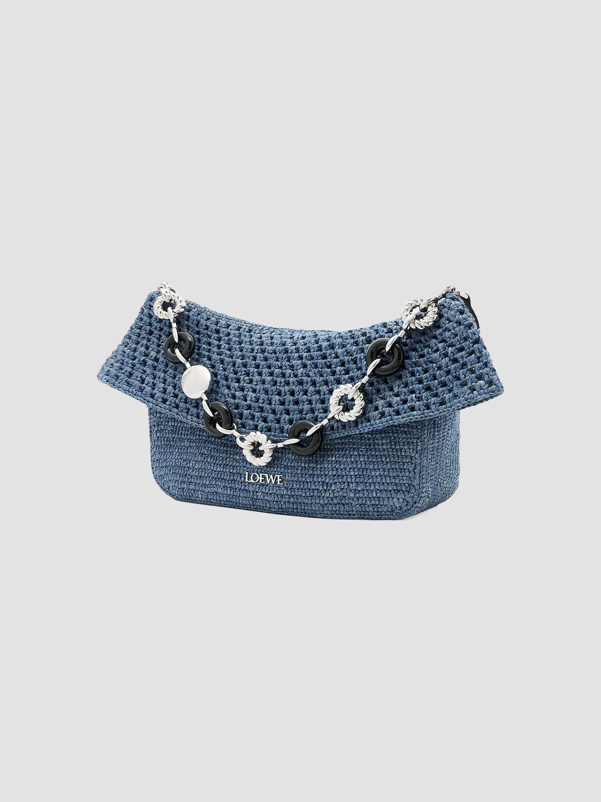 LOEWE x Paula's Ibiza Ola Medium Crochet Shoulder Bag for Sale