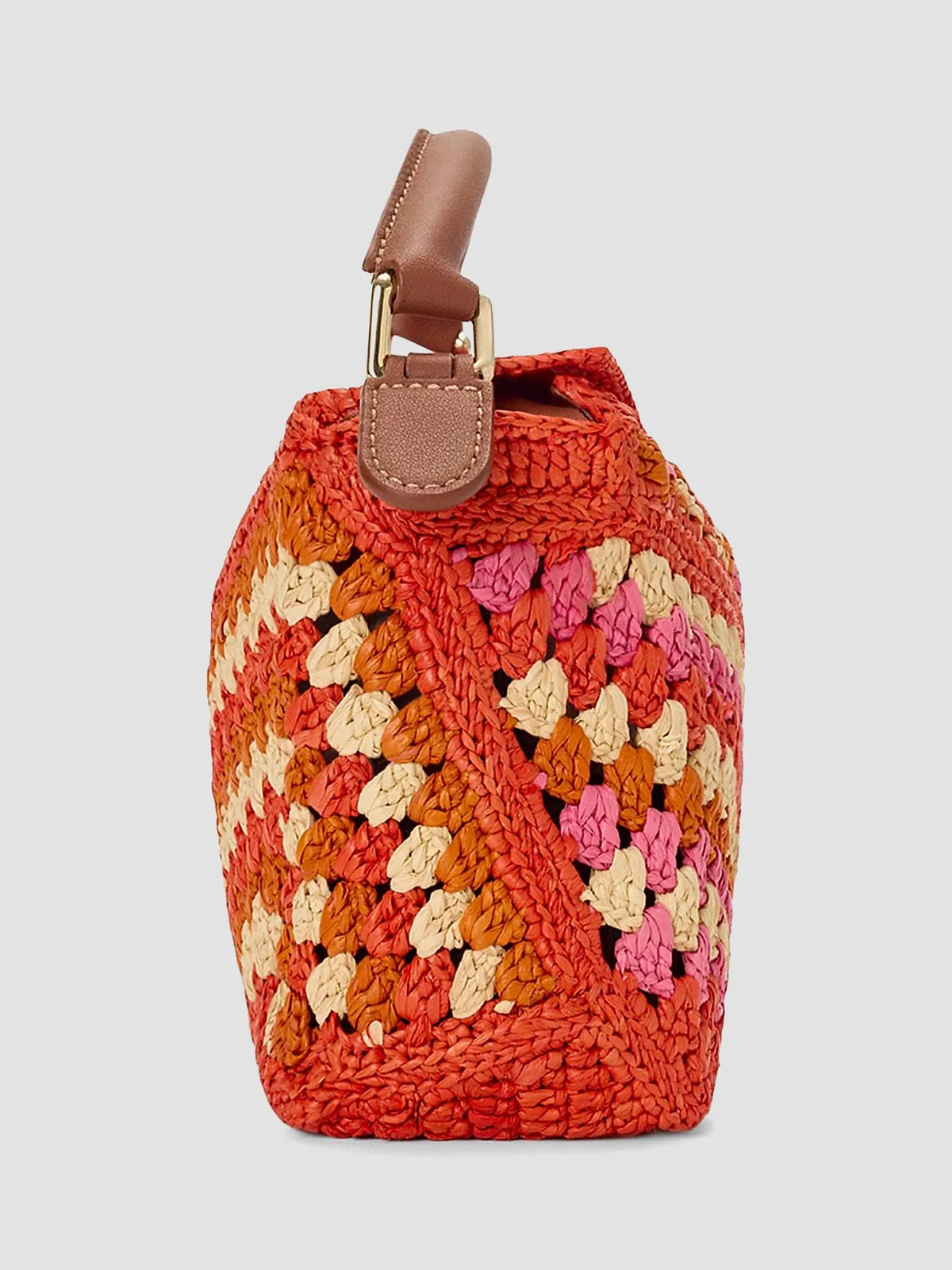LOEWE x Paula's Ibiza Puzzle Edge Mini Crochet Raffia Bag for Sale