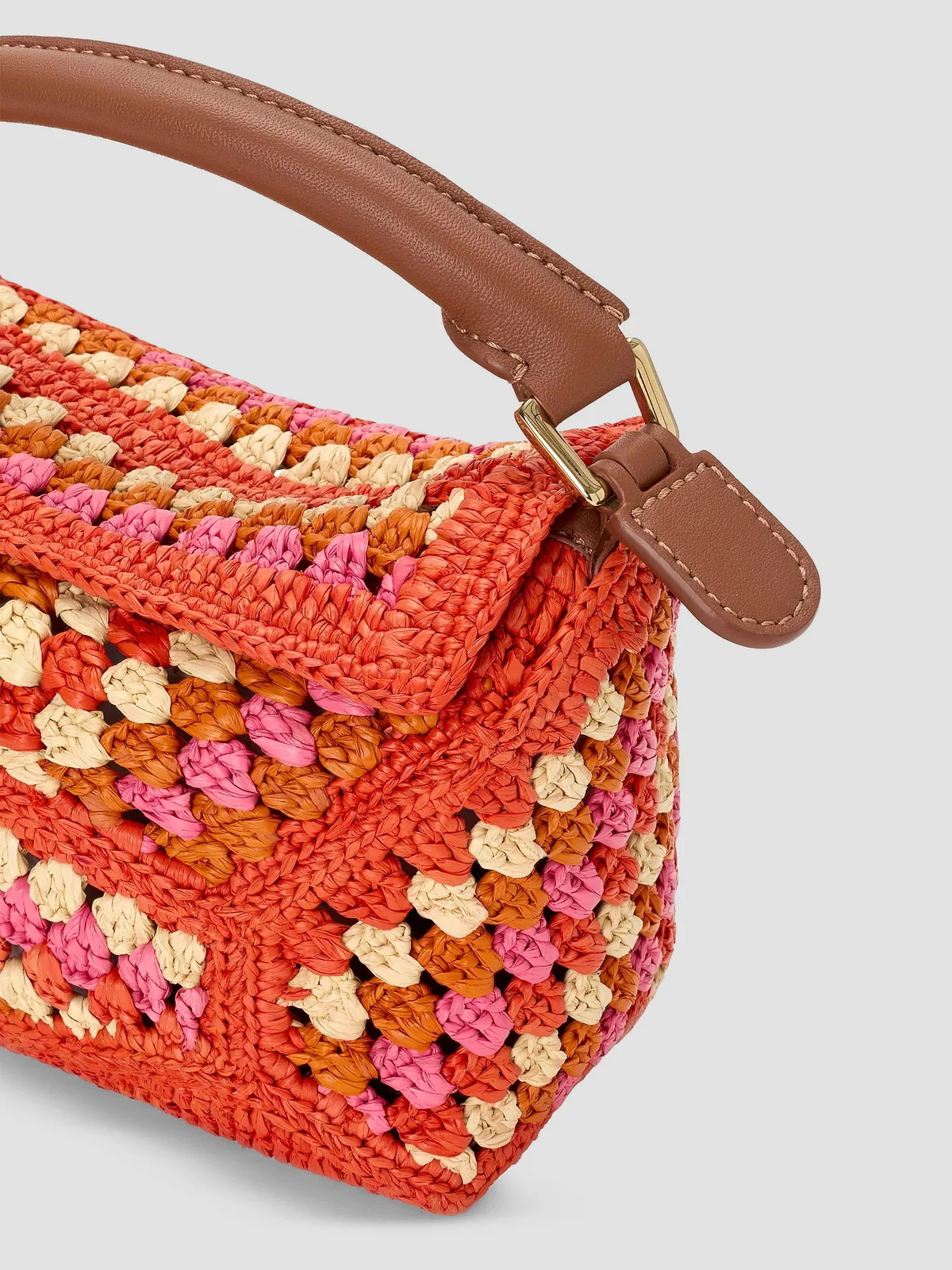LOEWE x Paula's Ibiza Puzzle Edge Mini Crochet Raffia Bag for Sale