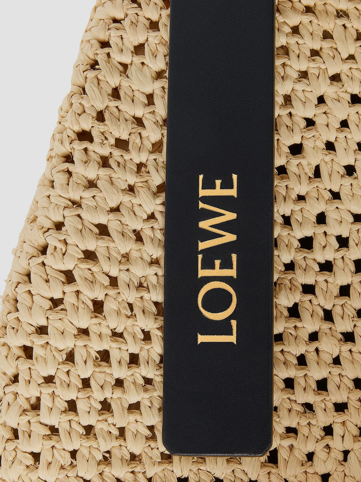 LOEWE x Paula's Ibiza Small Punch Hole Raffia Hobo Bag for Sale