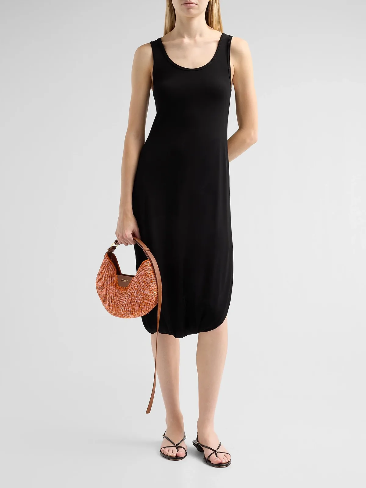 LOEWE x Paula's Ibiza Swing Raffia Shoulder Bag for Sale