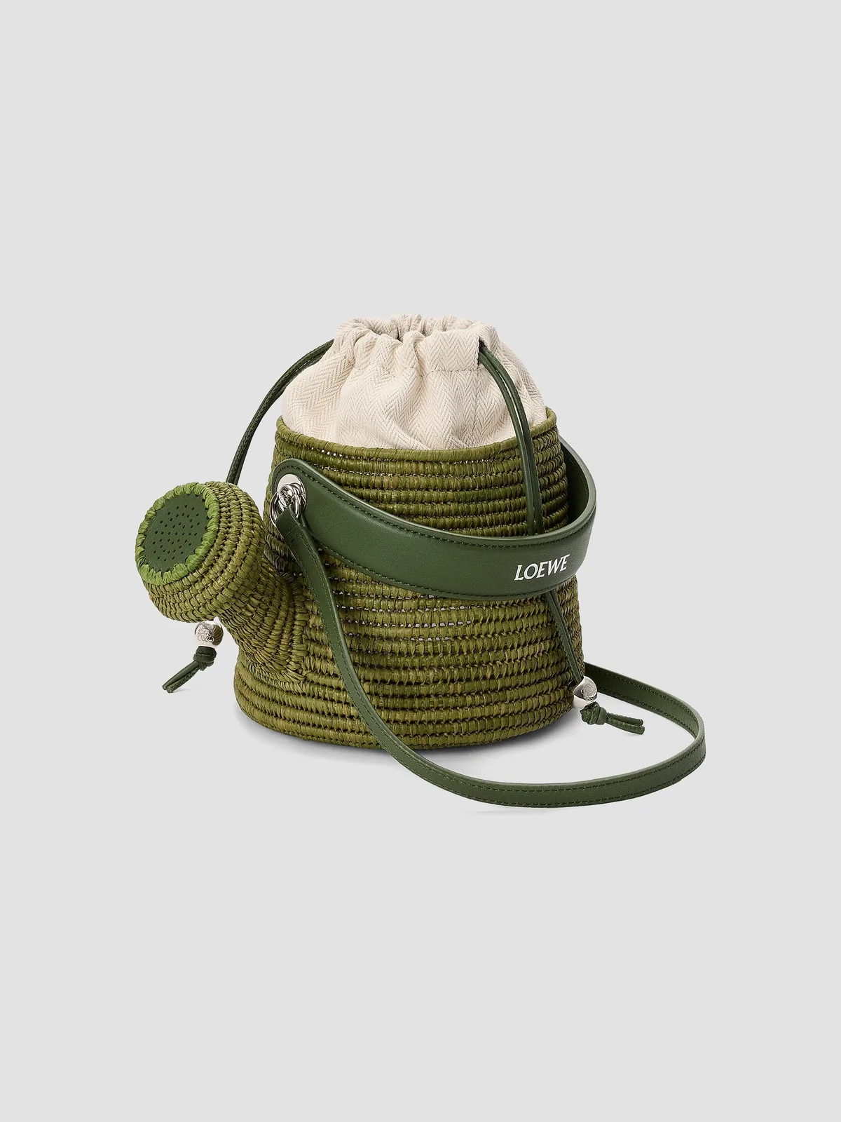 LOEWE x Paula's Ibiza Watering Can Raffia Bucket Bag for Sale