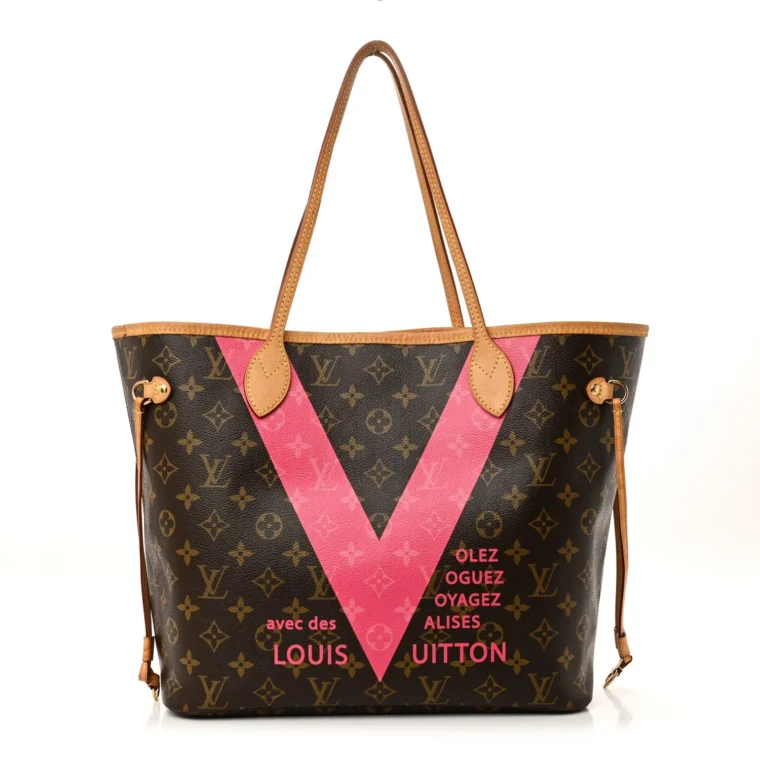 Louis Vuitton Monogram V Neverfull MM Grenade – Very Good 2015 for Sale