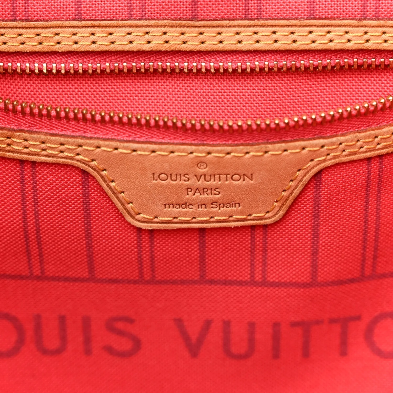 Louis Vuitton Monogram V Neverfull MM Grenade – Very Good 2015 – photo 6