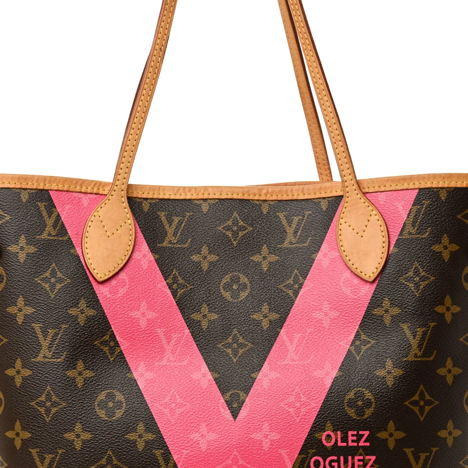 Louis Vuitton Monogram V Neverfull MM Grenade – Very Good 2015 – photo 8