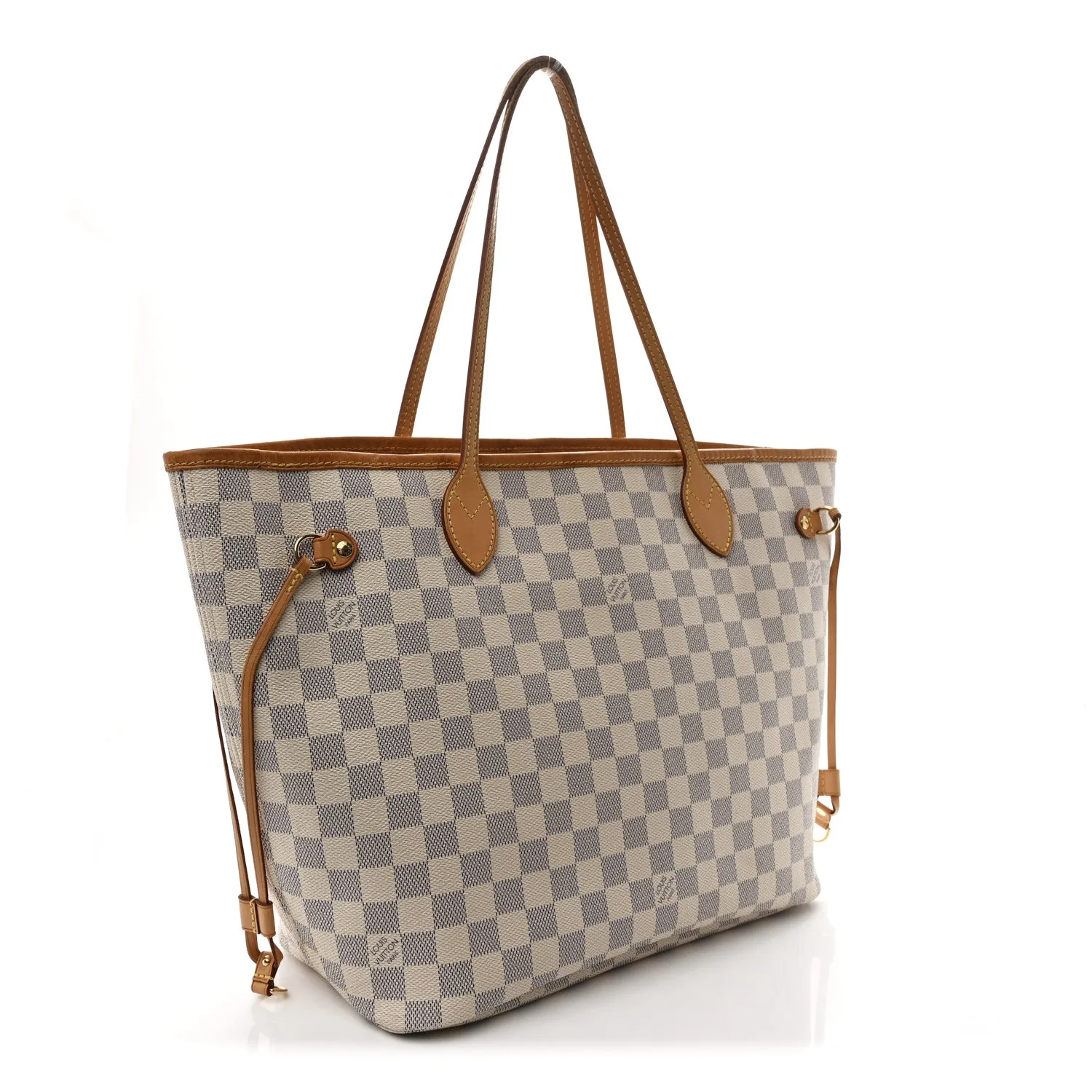 Louis Vuitton Damier Azur Neo Neverfull MM Rose Ballerine – Very Good 2016 – photo 4