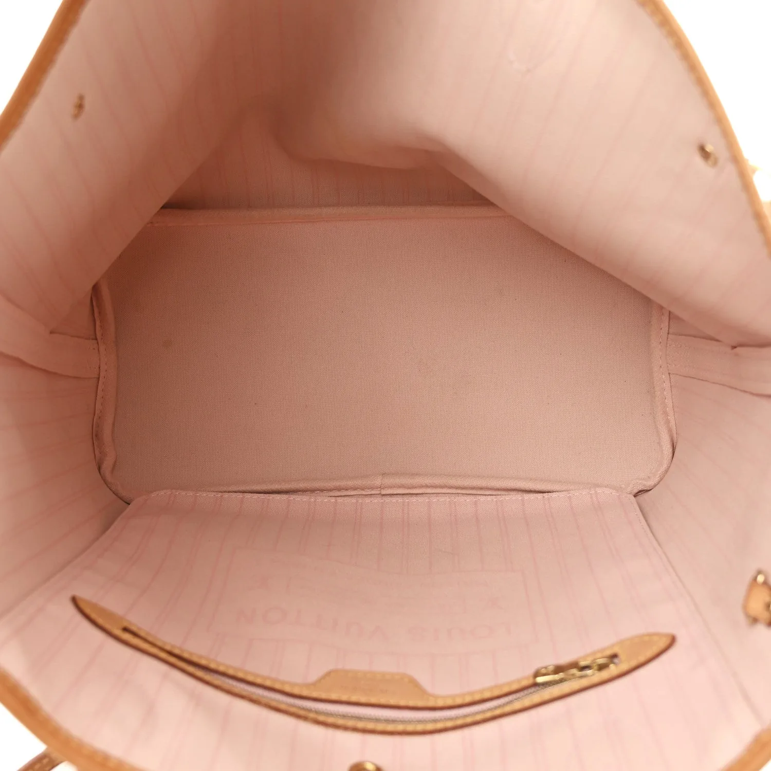 Louis Vuitton Damier Azur Neo Neverfull MM Rose Ballerine – Very Good 2016 – photo 6