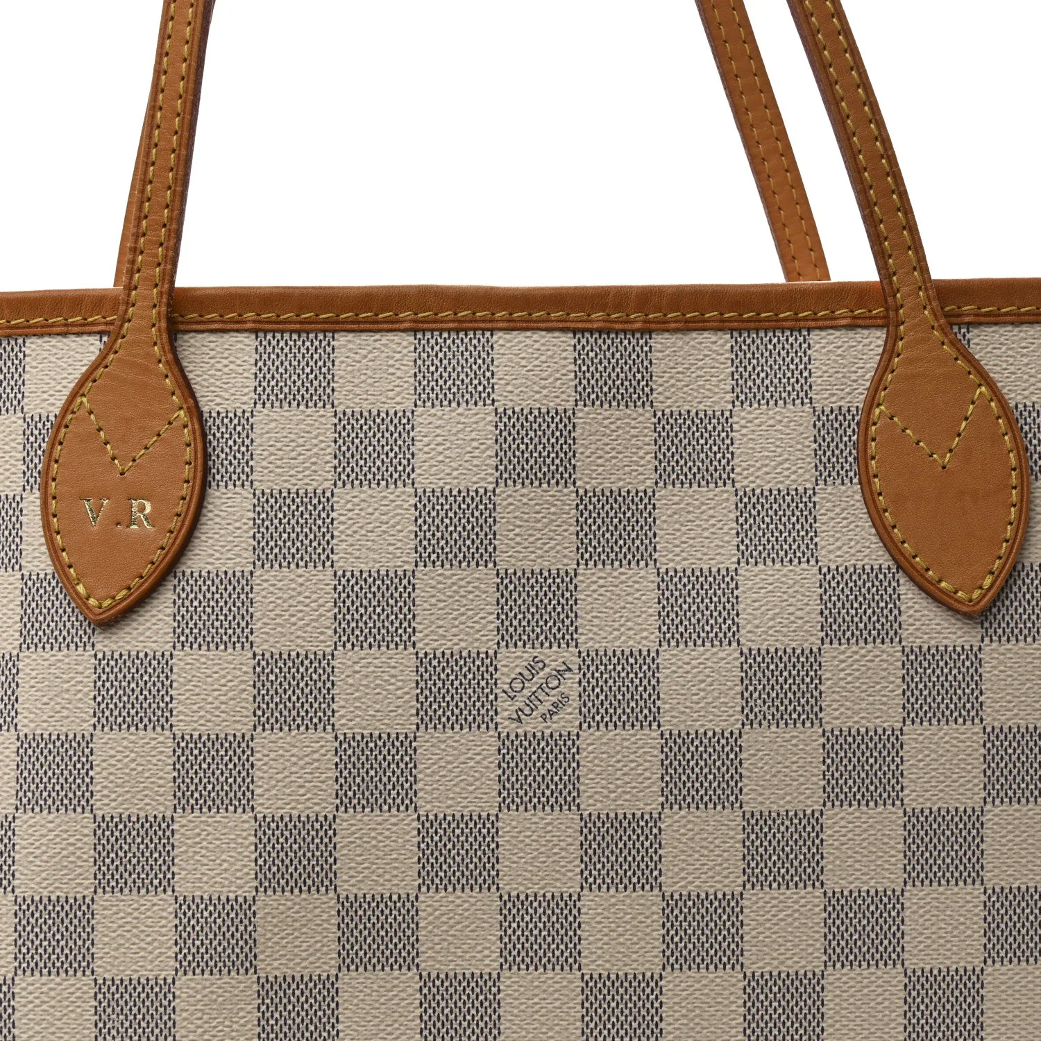 Louis Vuitton Damier Azur Neo Neverfull MM Rose Ballerine – Very Good 2016 – photo 9