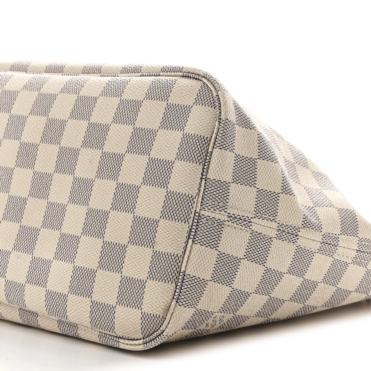 Louis Vuitton Damier Azur Neo Neverfull MM Rose Ballerine – Very Good 2016 for Sale — detail 10