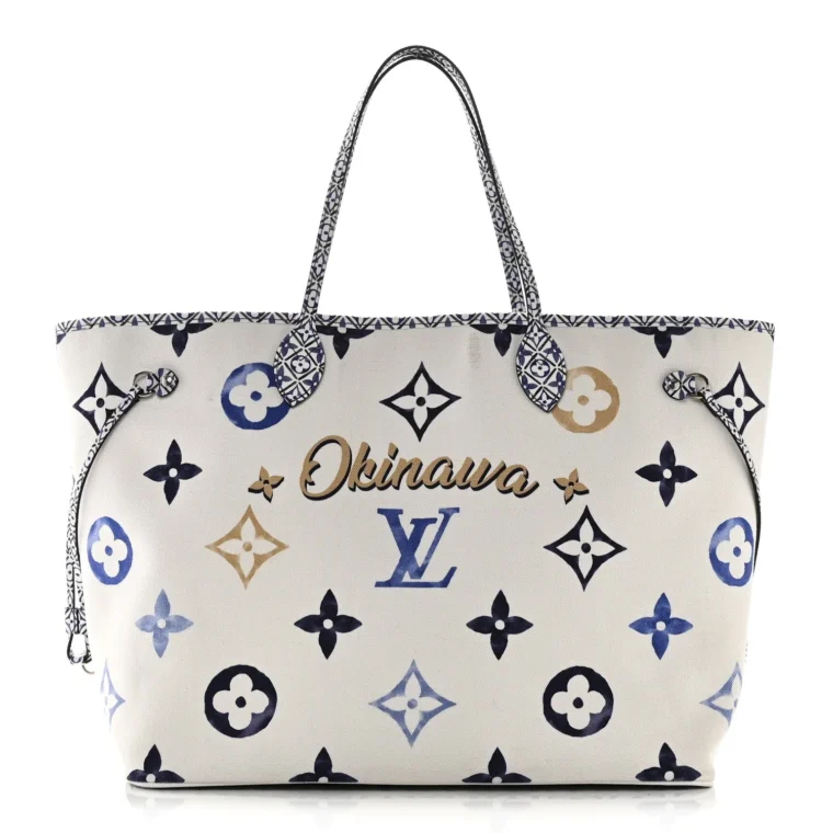 Louis Vuitton Monogram Canvas By The Pool Okinawa 2.0 Neverfull GM Blue for Sale