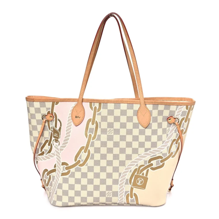 Louis Vuitton Damier Azur Nautical Neverfull MM – Very Good for Sale