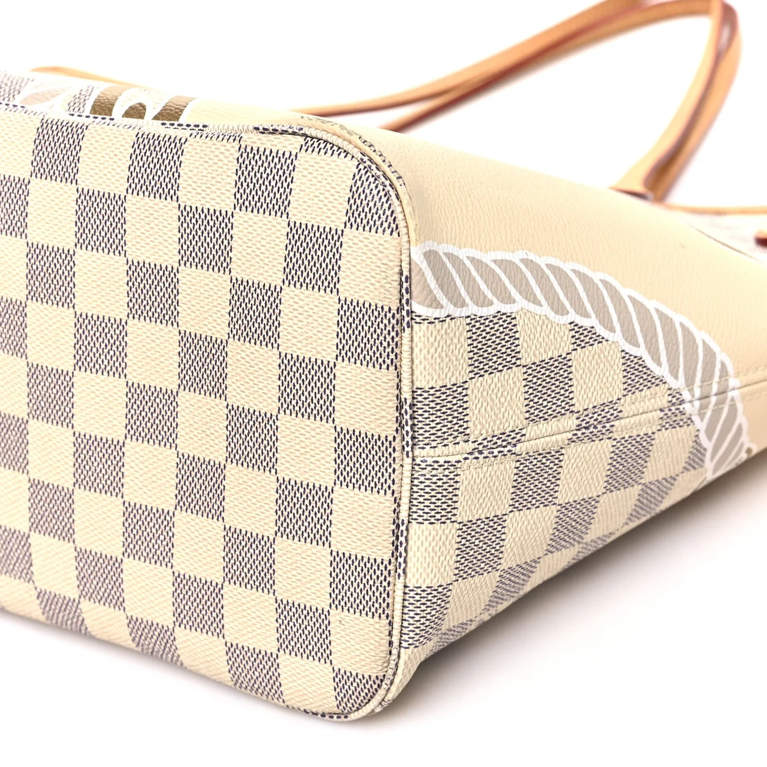 Louis Vuitton Damier Azur Nautical Neverfull MM – Very Good – photo 10