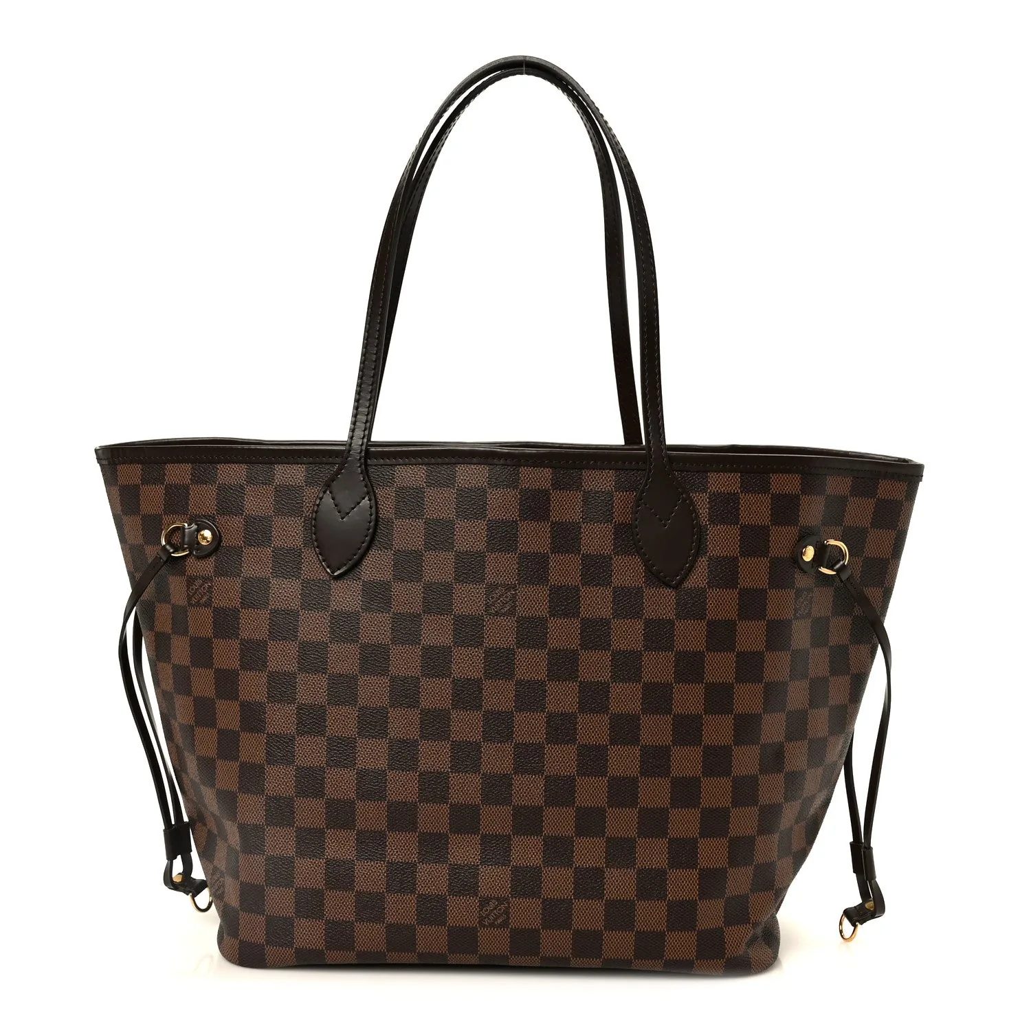 Louis Vuitton Damier Ebene Neo Neverfull MM Rose Ballerine – Very Good 2017