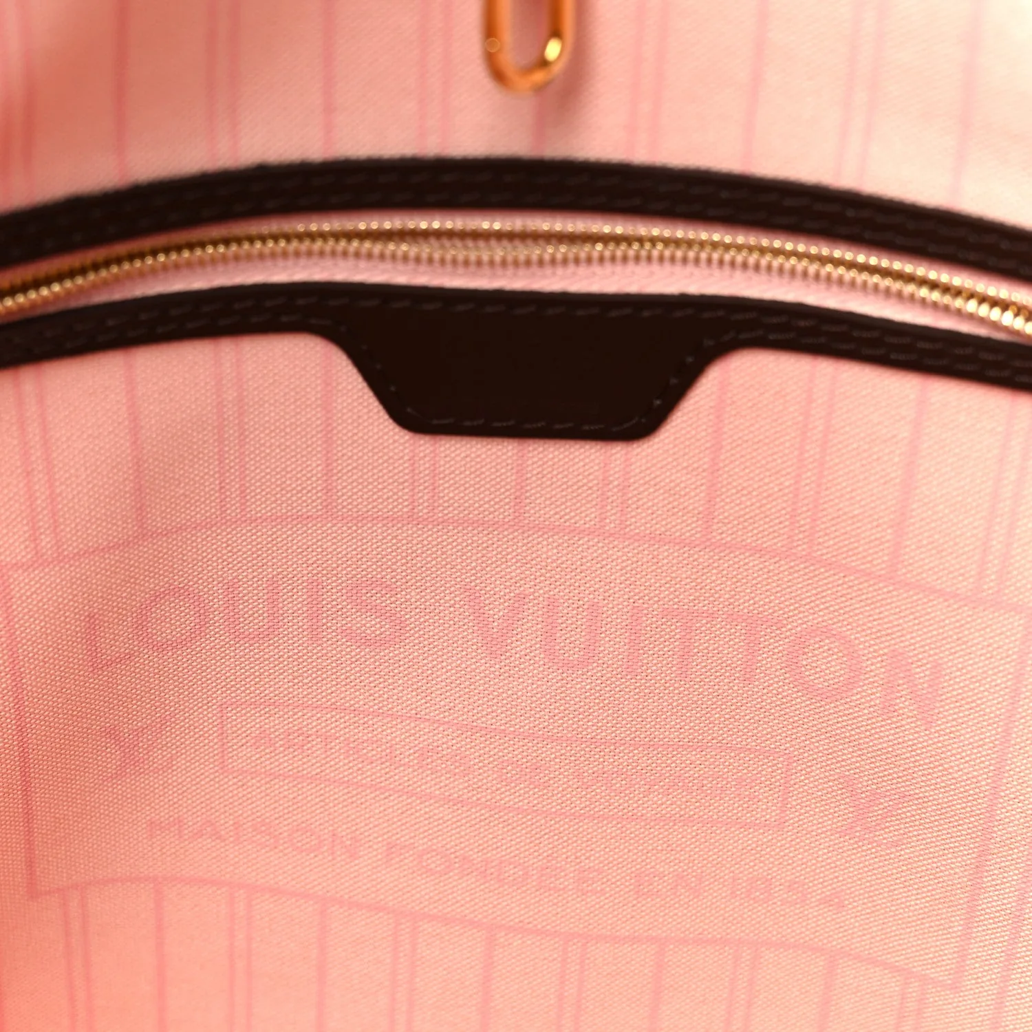 Louis Vuitton Damier Ebene Neo Neverfull MM Rose Ballerine – Very Good 2017 – photo 6