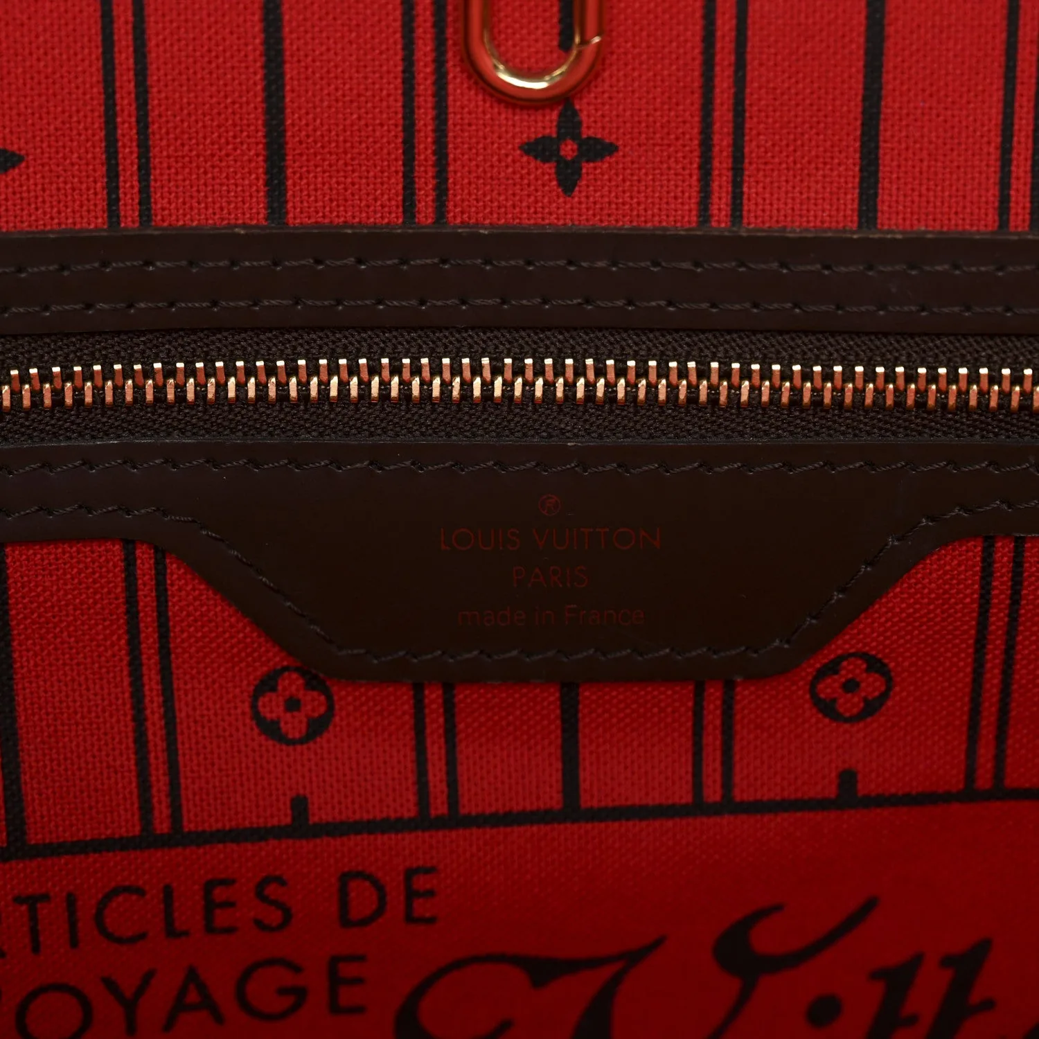 Louis Vuitton Damier Ebene Neverfull MM – Very Good 2009 – photo 5