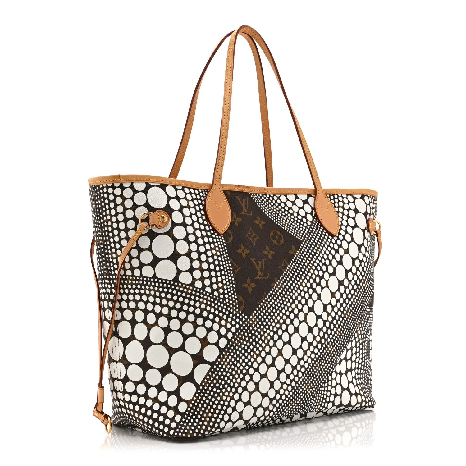 Louis Vuitton Monogram Kusama Waves Neverfull MM White – photo 3