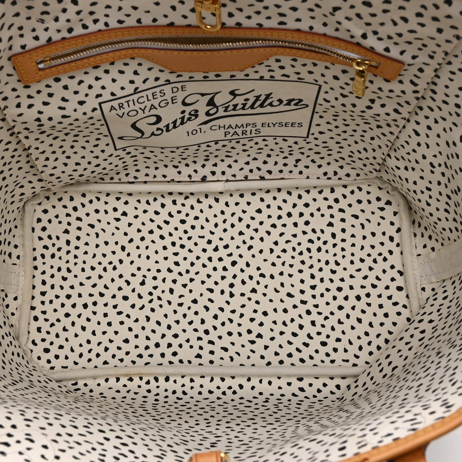 Louis Vuitton Monogram Kusama Waves Neverfull MM White – photo 5