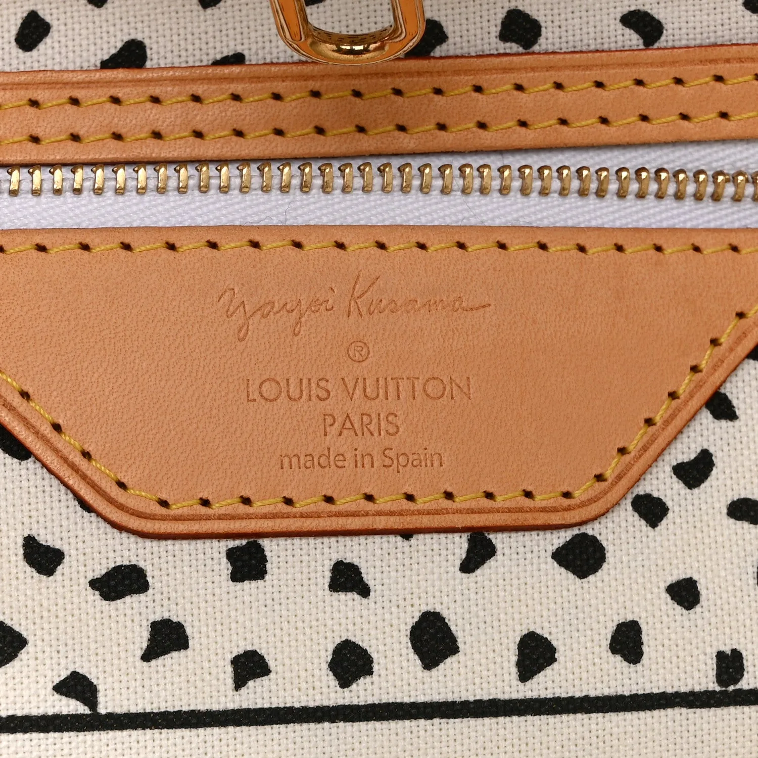 Louis Vuitton Monogram Kusama Waves Neverfull MM White – photo 6