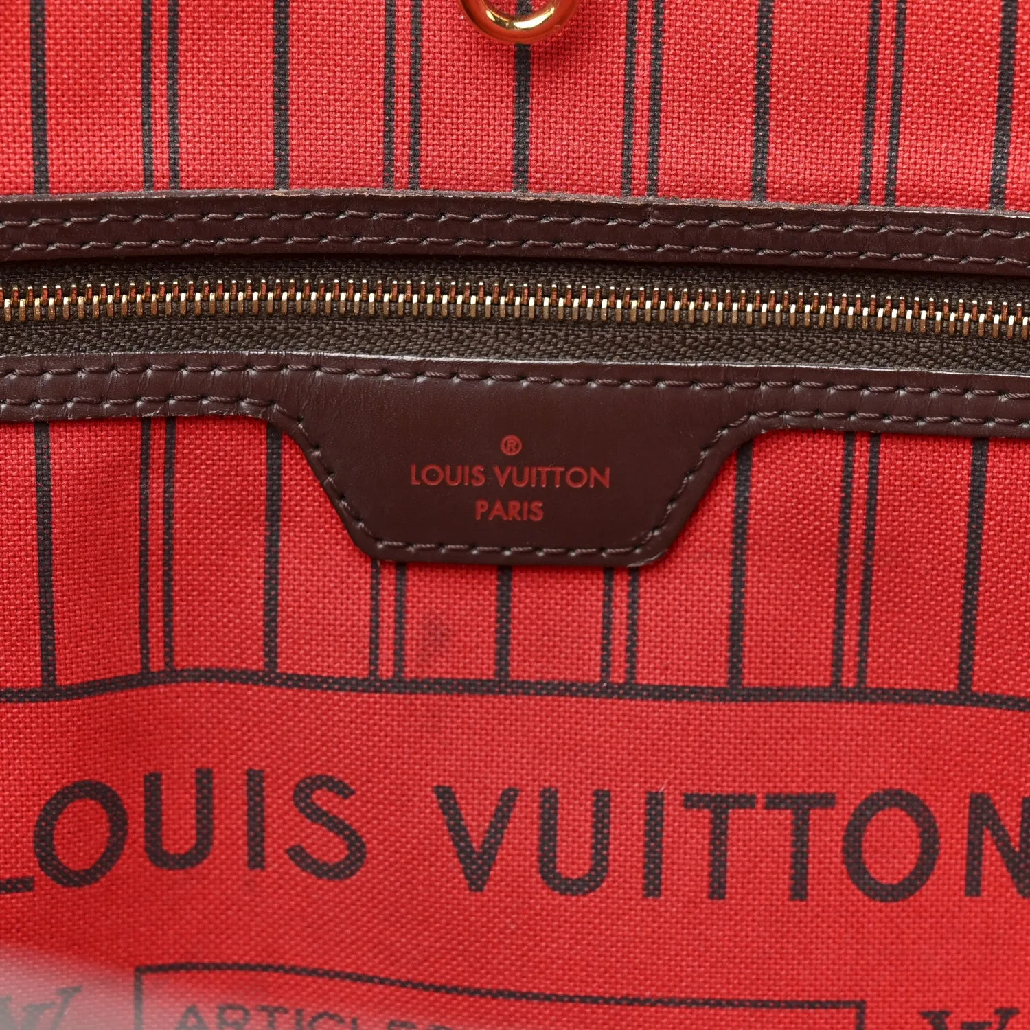 Louis Vuitton Damier Ebene Neo Neverfull MM – Very Good 2017 – photo 6