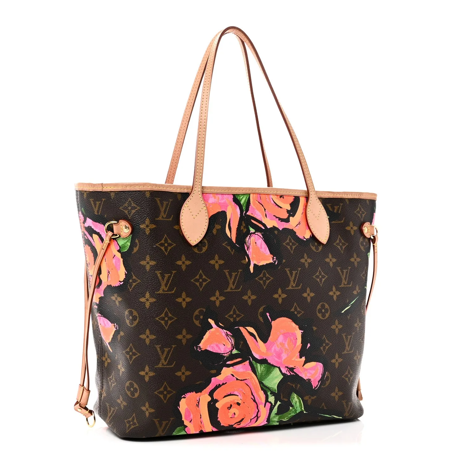 Louis Vuitton Monogram Roses Neverfull MM – Very Good 2008 – photo 3