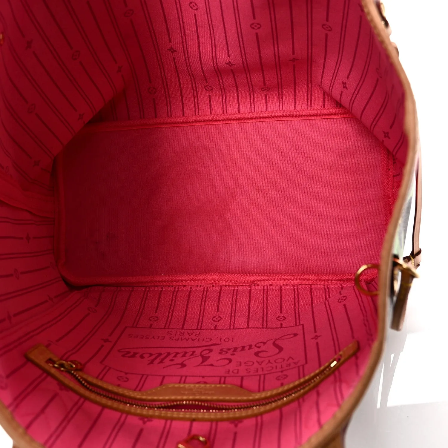 Louis Vuitton Monogram Roses Neverfull MM – Very Good 2008 – photo 5