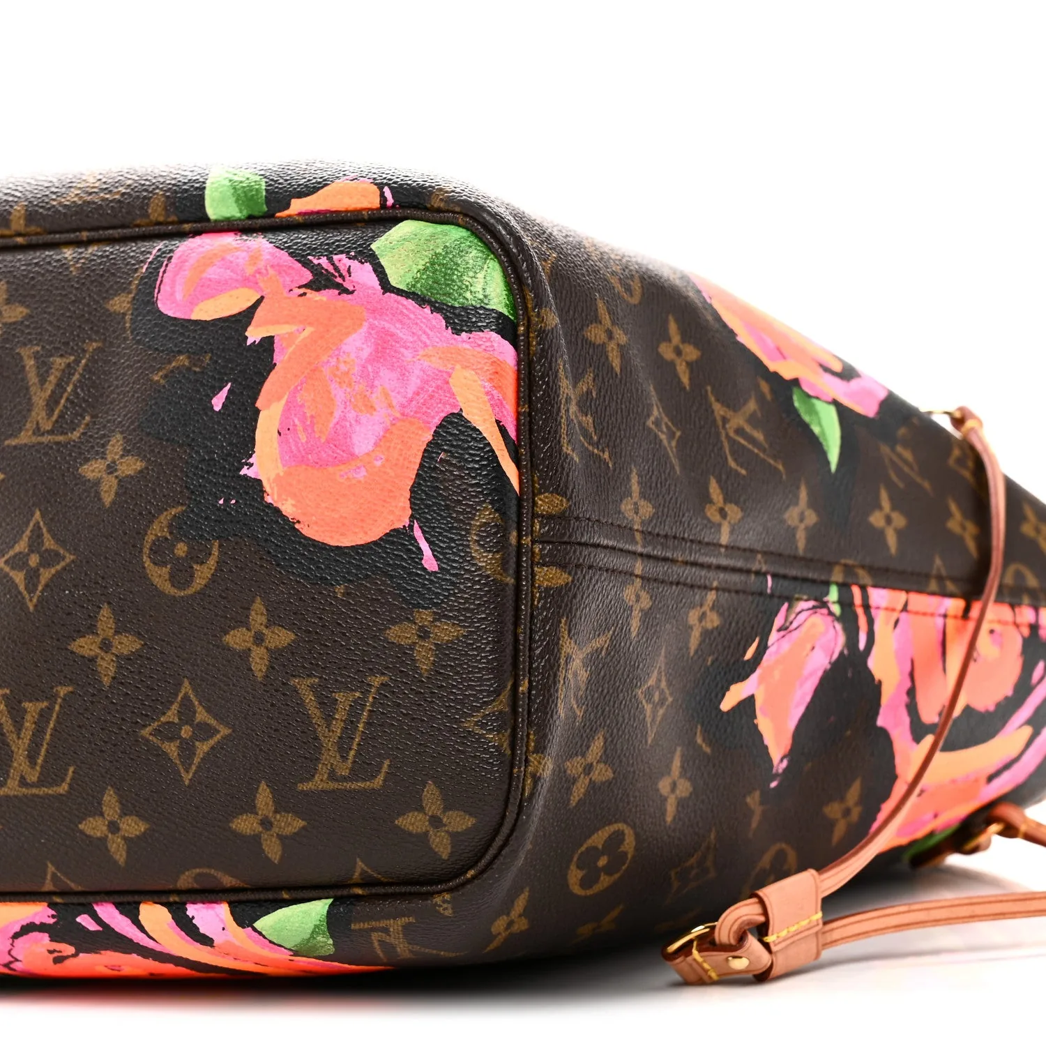 Louis Vuitton Monogram Roses Neverfull MM – Very Good 2008 – photo 9