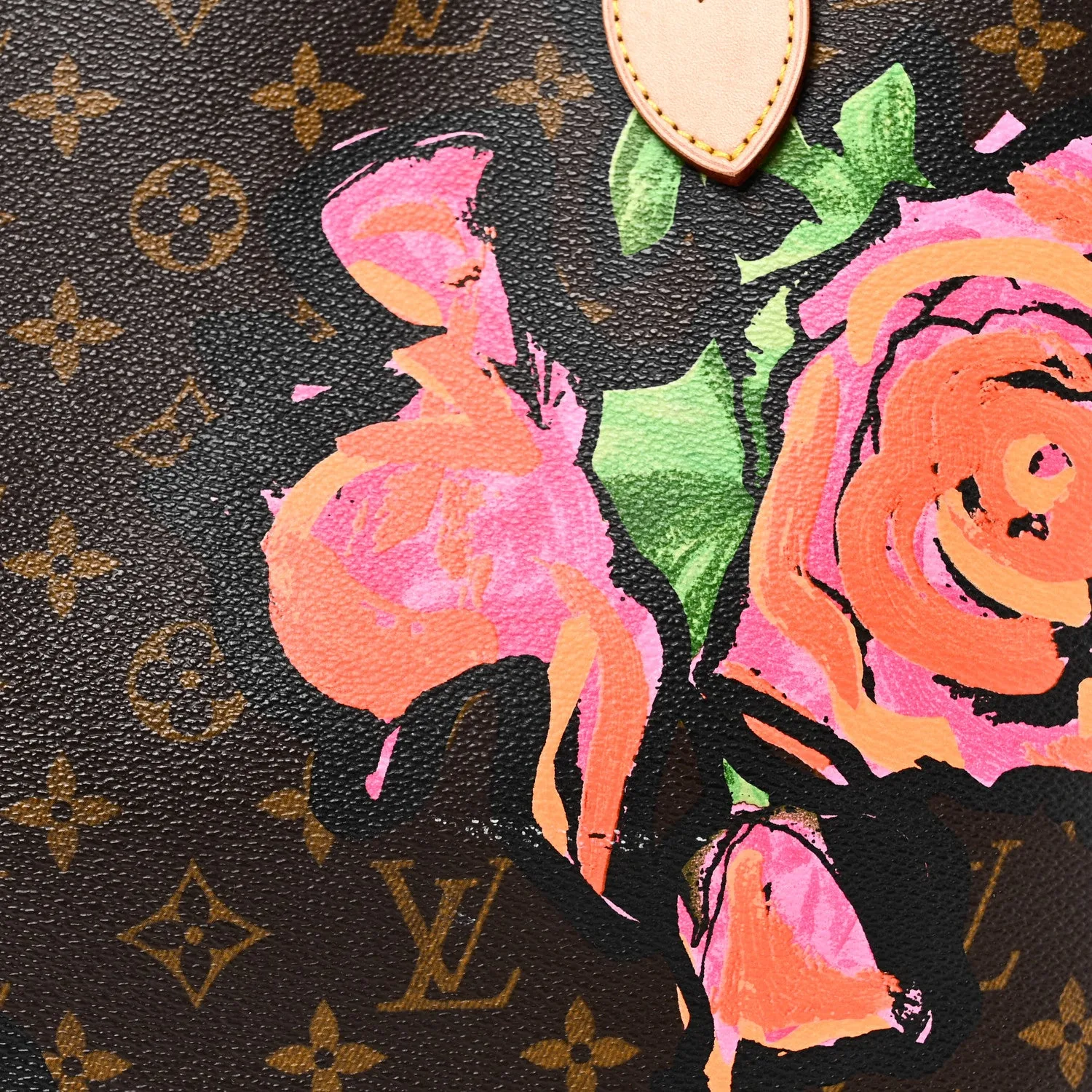 Louis Vuitton Monogram Roses Neverfull MM – Very Good 2008 – photo 10